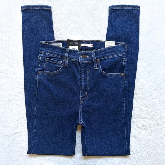 Levis Premium Mile High Super Skinny Rome Winter Wash Sculpt Hyperstretch Jeans - Picture 3 of 13